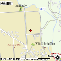 栃木県宇都宮市下横田町周辺の地図