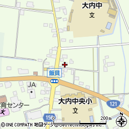 栃木県真岡市飯貝478周辺の地図