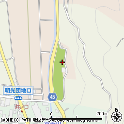 石川県白山市坂尻町（ト）周辺の地図