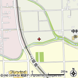 茂沢川周辺の地図