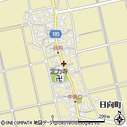 石川県白山市日向町（和）周辺の地図
