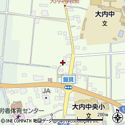 栃木県真岡市飯貝492周辺の地図