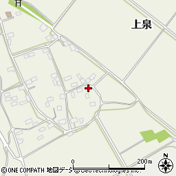 茨城県東茨城郡城里町上泉1155周辺の地図