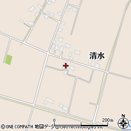 栃木県真岡市清水1137-1周辺の地図