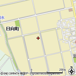 石川県白山市日向町周辺の地図