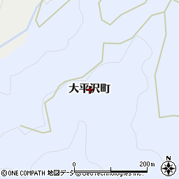 石川県金沢市大平沢町周辺の地図