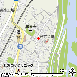 石川県白山市湊町ヨ周辺の地図