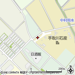 手取川石産株式会社　本社・日向工場周辺の地図