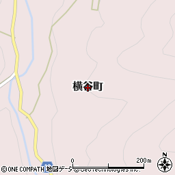 石川県金沢市横谷町周辺の地図
