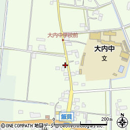 栃木県真岡市飯貝587周辺の地図