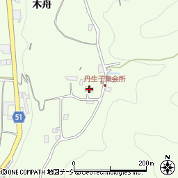 長野県大町市社木舟4539周辺の地図