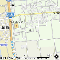石川県白山市知気寺町53周辺の地図