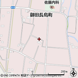 栃木県宇都宮市御田長島町周辺の地図
