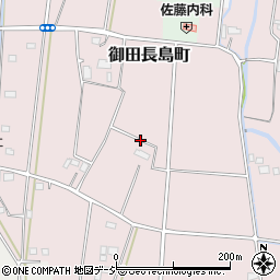 栃木県宇都宮市御田長島町周辺の地図