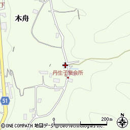 長野県大町市社木舟4492周辺の地図