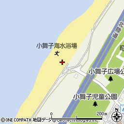 小舞子海岸周辺の地図