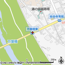 万葉橋東周辺の地図