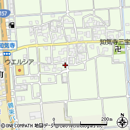 石川県白山市知気寺町ほ17周辺の地図