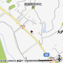茨城県那珂市大内589周辺の地図