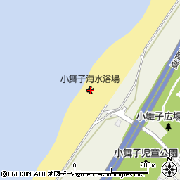 小舞子海水浴場周辺の地図