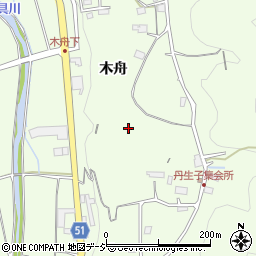 長野県大町市社木舟4718周辺の地図
