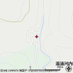 石川県金沢市湯涌河内町ニ周辺の地図