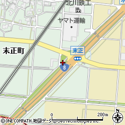 石川県白山市末正町（イ）周辺の地図