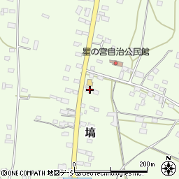 栃木県芳賀郡益子町塙2276周辺の地図