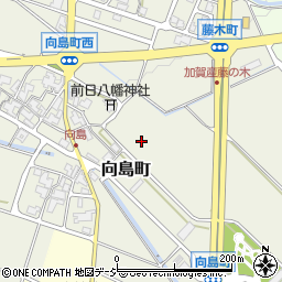 石川県白山市向島町周辺の地図