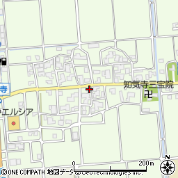 石川県白山市知気寺町ほ12周辺の地図