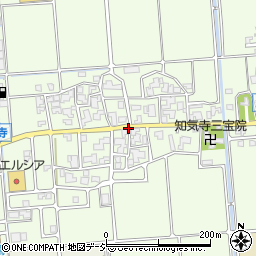 石川県白山市知気寺町ほ周辺の地図