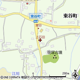 上石田周辺の地図