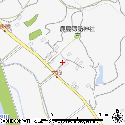 茨城県那珂市大内598-2周辺の地図
