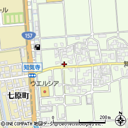 石川県白山市知気寺町ほ32-1周辺の地図