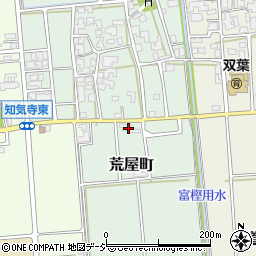 石川県白山市荒屋町は周辺の地図