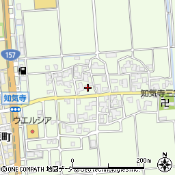 石川県白山市知気寺町ほ43周辺の地図