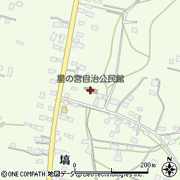 星の宮自治公民館周辺の地図