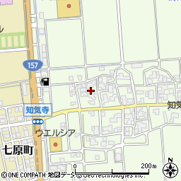 石川県白山市知気寺町ほ36周辺の地図