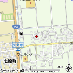 石川県白山市知気寺町ほ34-2周辺の地図
