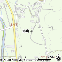 長野県大町市社木舟4734周辺の地図