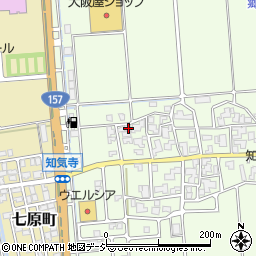 石川県白山市知気寺町ほ34-4周辺の地図