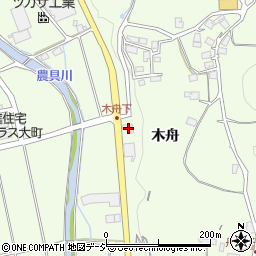 長野県大町市社木舟5023周辺の地図