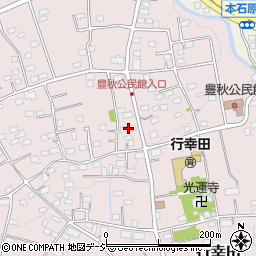 行幸田独身寮周辺の地図