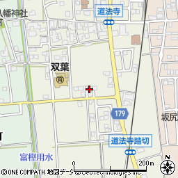 石川県白山市道法寺町ト周辺の地図