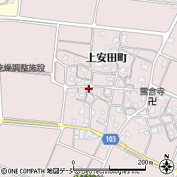 石川県白山市上安田町133周辺の地図