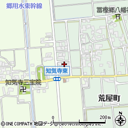 石川県白山市荒屋町に90-3周辺の地図