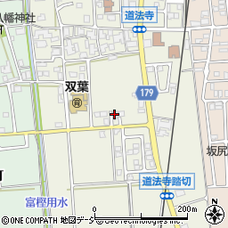 石川県白山市道法寺町（ト）周辺の地図
