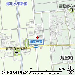 石川県白山市荒屋町に90-2周辺の地図