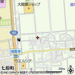 石川県白山市知気寺町143周辺の地図