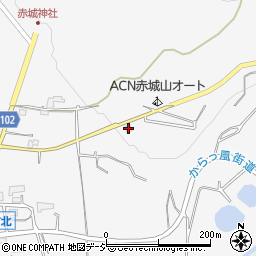 群馬県前橋市三夜沢町374周辺の地図